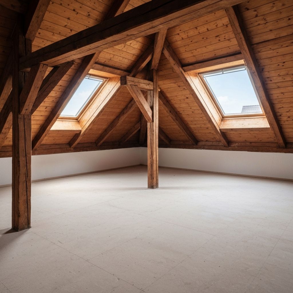 Sauberer Dachboden nach Entrümpelung in Mannheim