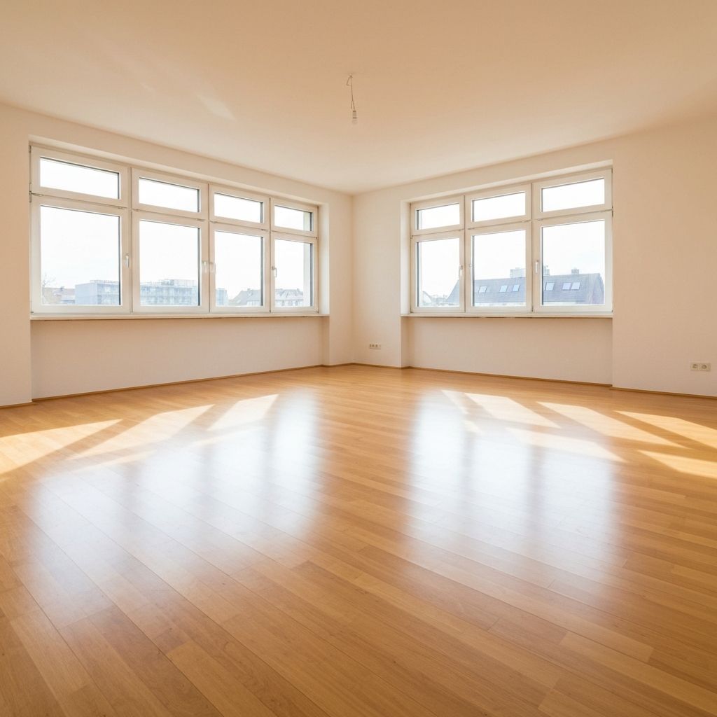 Besenrein geräumte Wohnung nach Entrümpelung in Mannheim